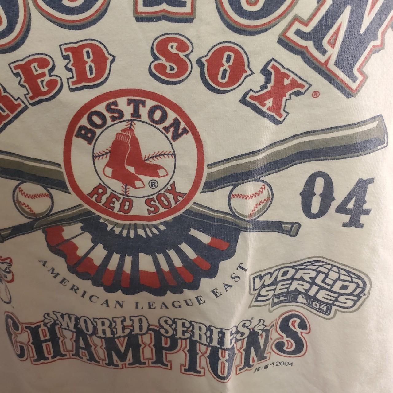 Vintage Boston Red Sox 2004 World Series Champions - Depop