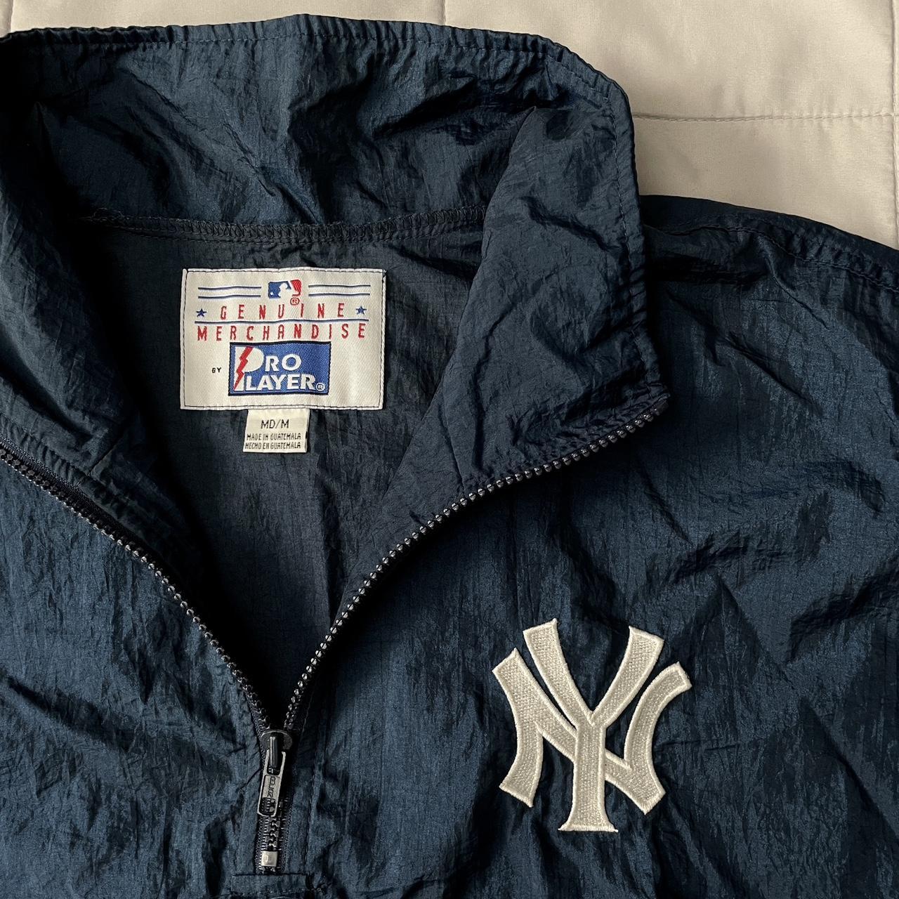 Vintage NY Yankees pullover jacket. Augusta - Depop