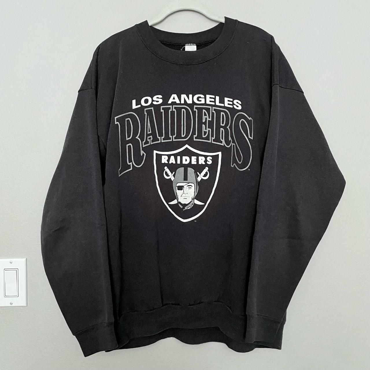 1991 Los Angeles Raiders Sweatshirt. Size XL, fits - Depop