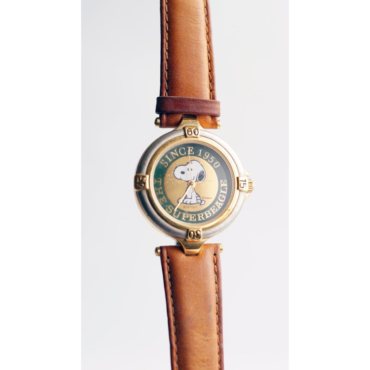 Armitron Men's Gold and Brown Watch