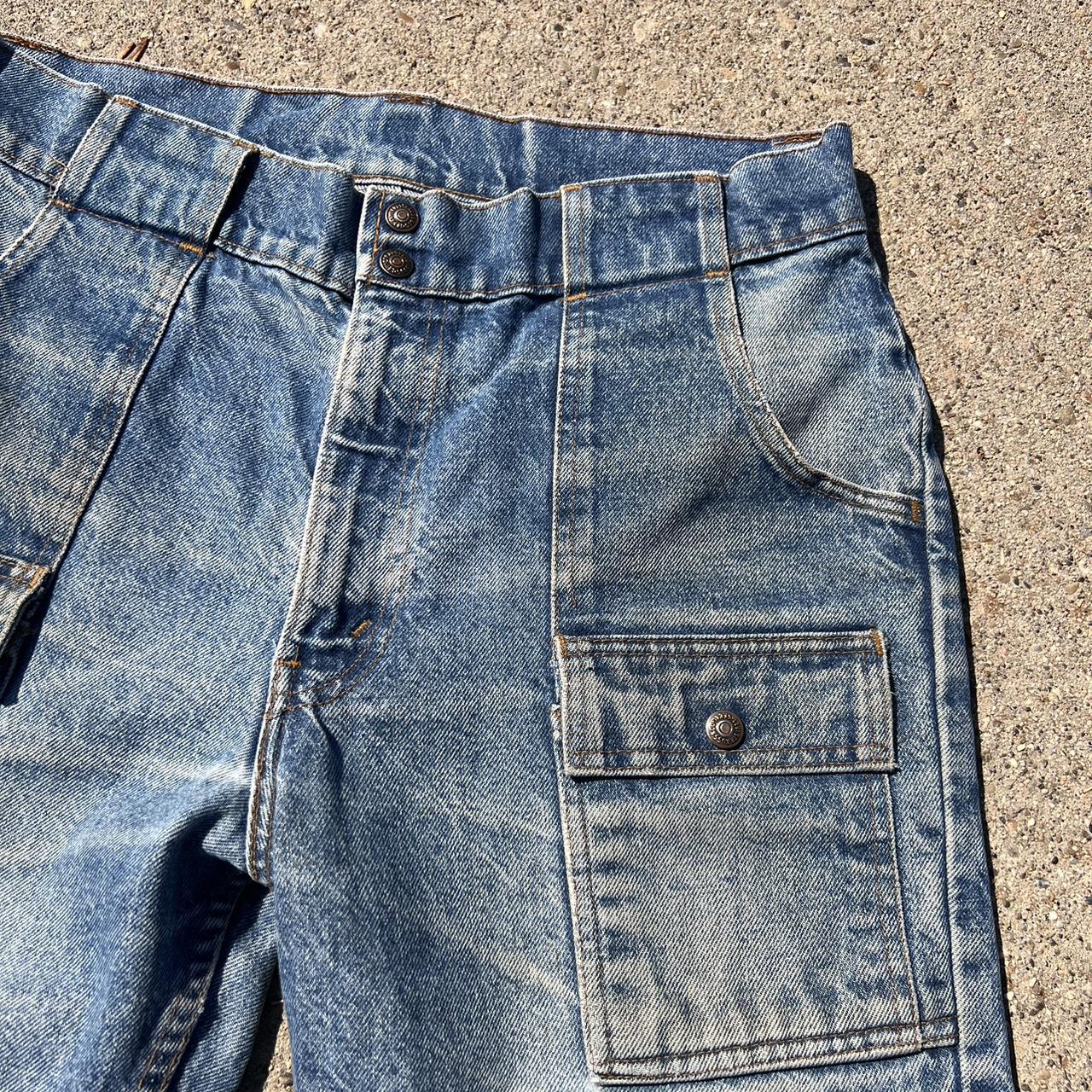 Vintage 70s Levi's 276 Bush Denim Jeans measured | Depop