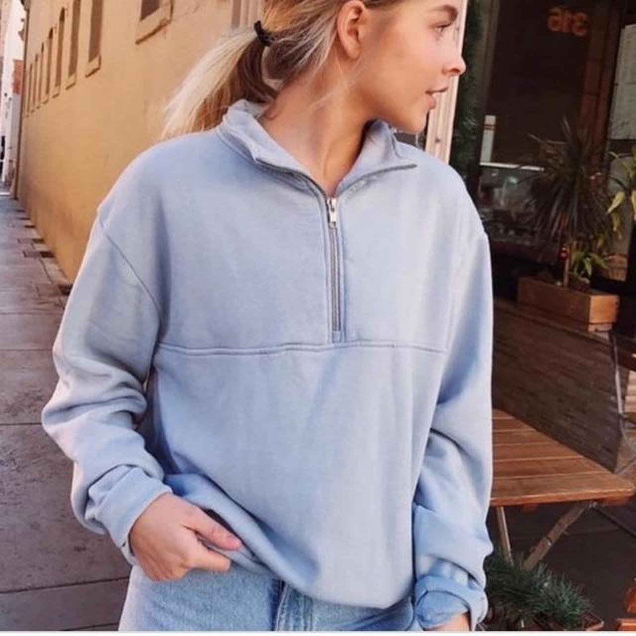 Brandy Melville Women s Isabella Quarter Zip. Depop