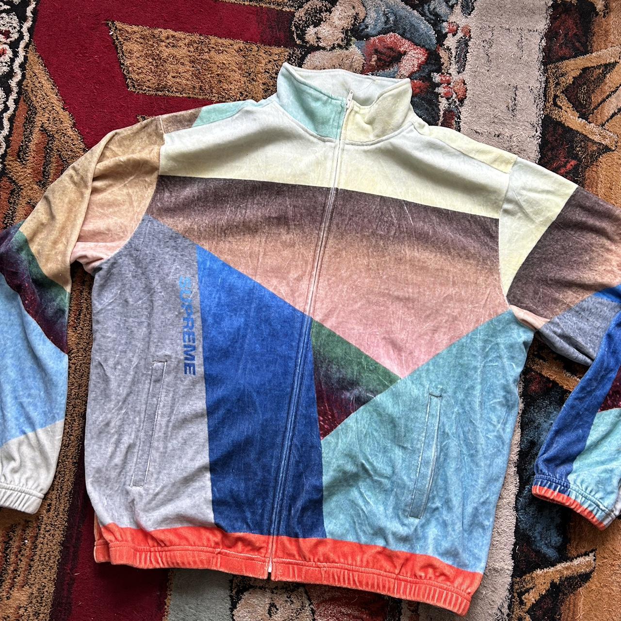 Supreme Patchwork Velour Track Jacket（Supreme Jacket