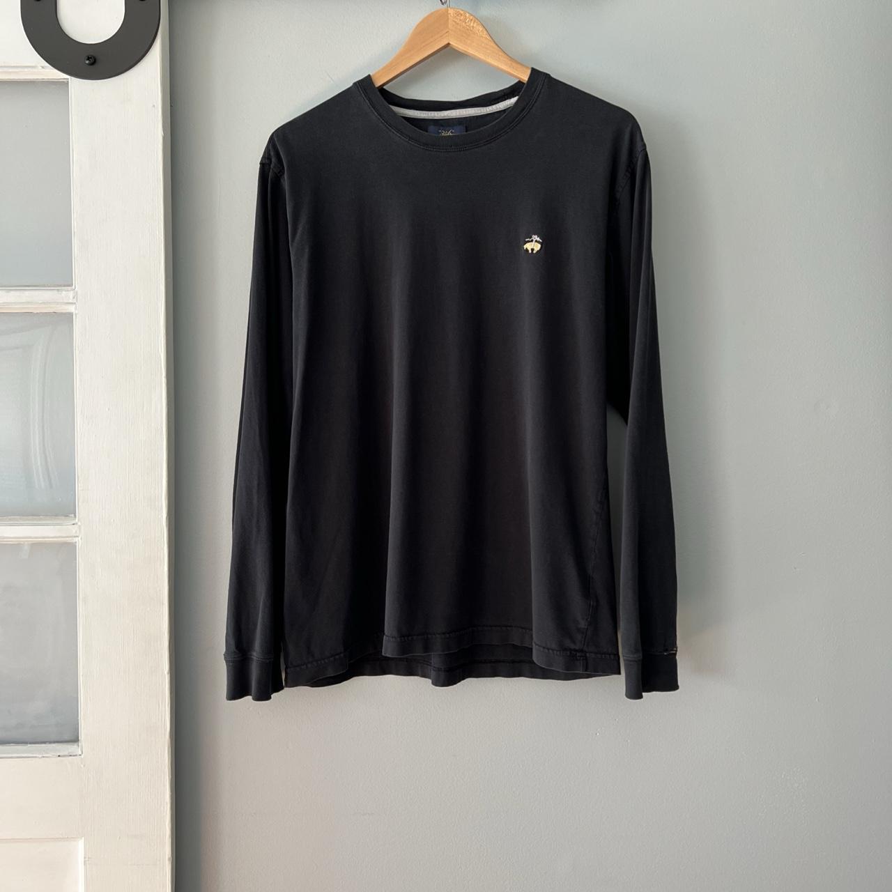 Brooks brothers men's black and navy shirt