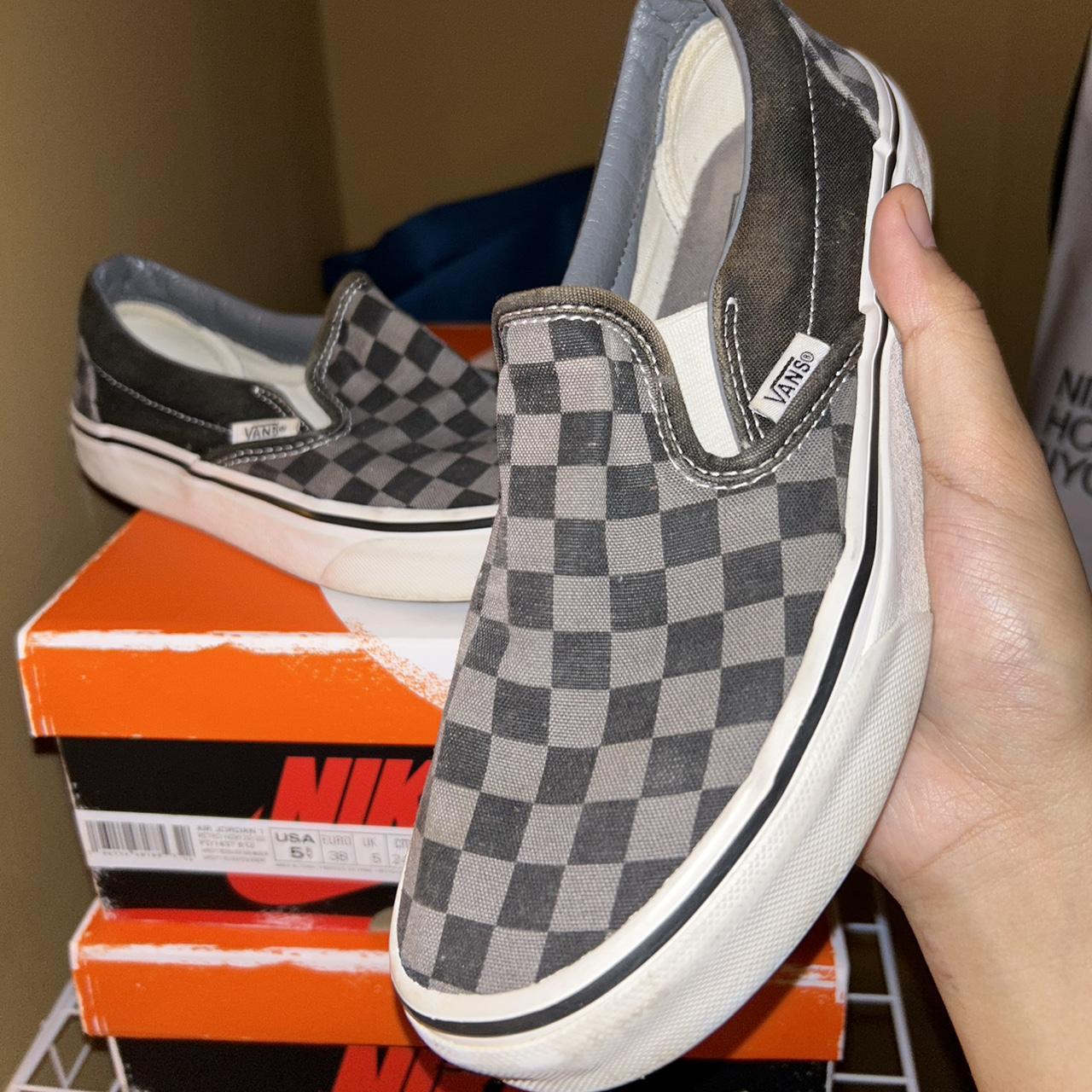 ‼️DM BEFORE BUYING‼️ Vans Classic Slip-on Pewter Gray... - Depop