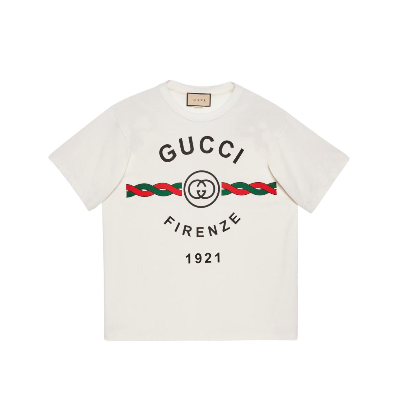 1990s Bootleg Red and Green Gucci Logo T-shirt - StanyStore