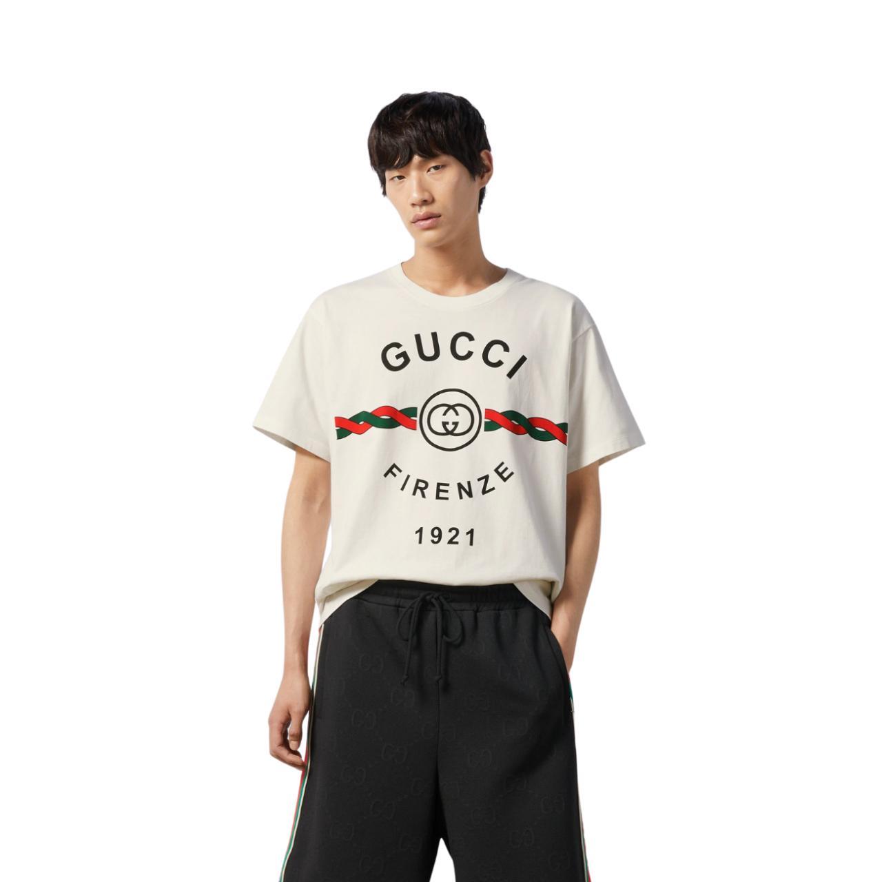 Tシャツ・カットソー ANTONELLI FIRENZE SS25 MELONE COPRISPALLE (J9510N 261916) GUCCI - COTTON JERSEY T-SHIRT 