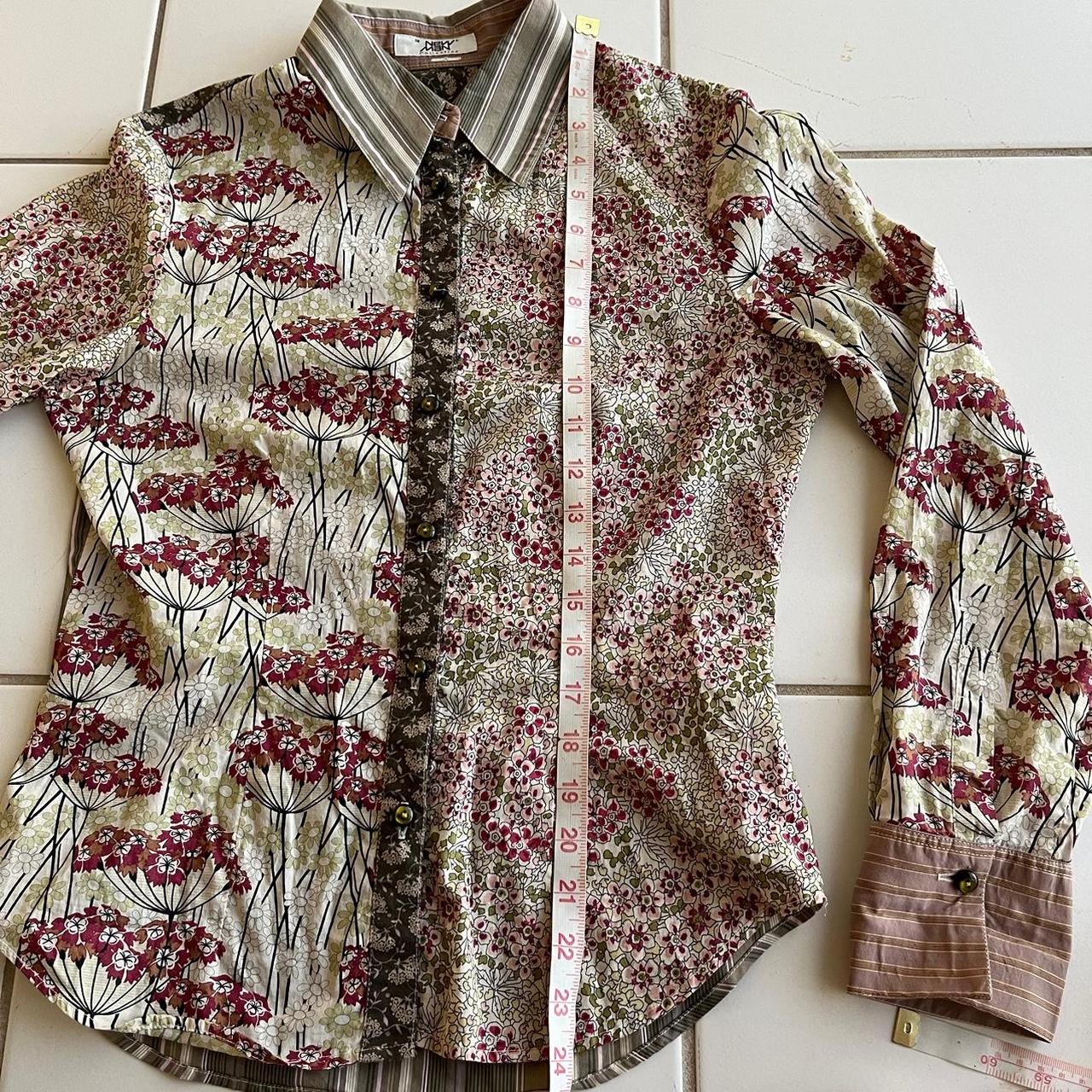 Women's Blouse - Multi/Pink - S – multi pattern f… - image 4