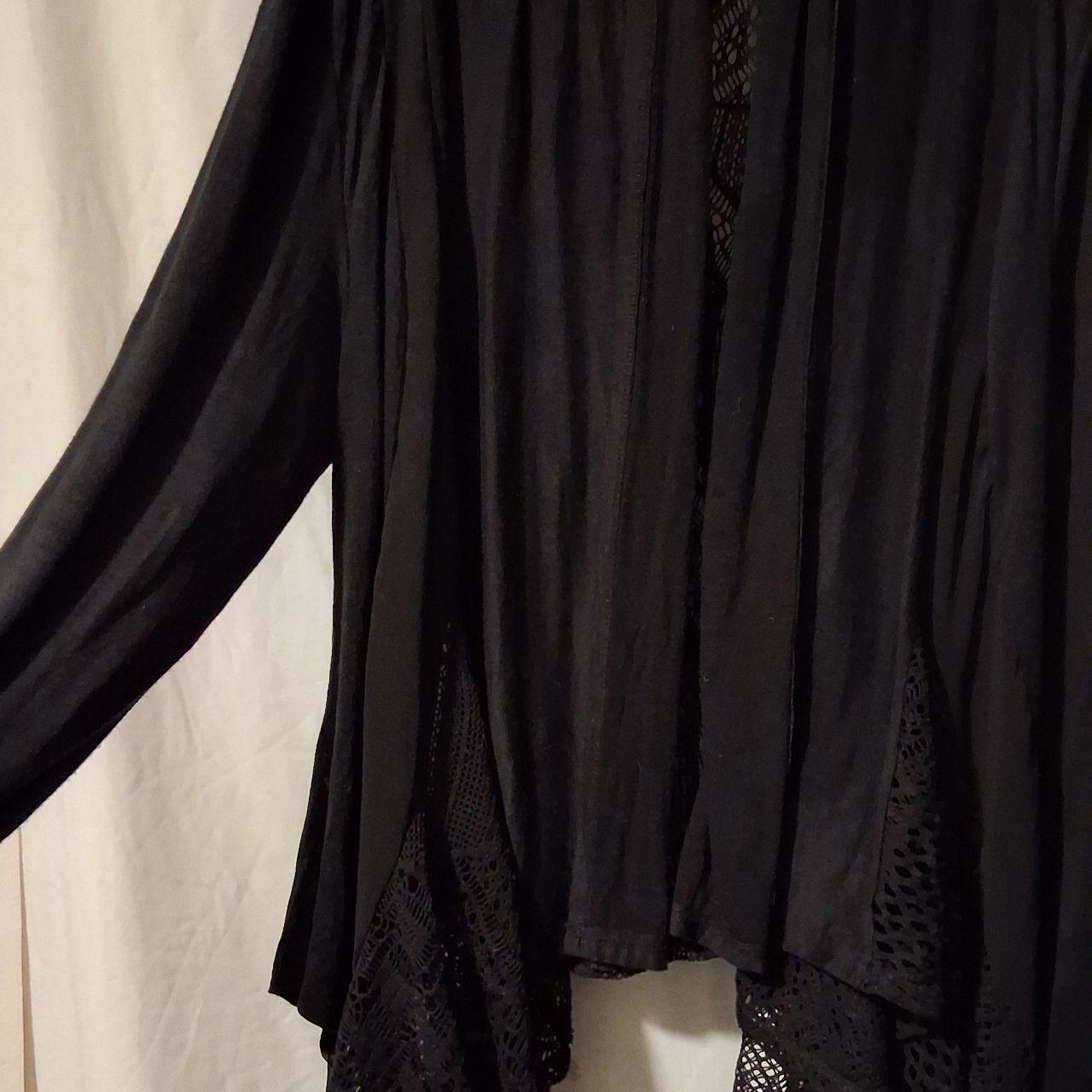 Source Unknown Women's Top - Black - M – Boho Bla… - image 2