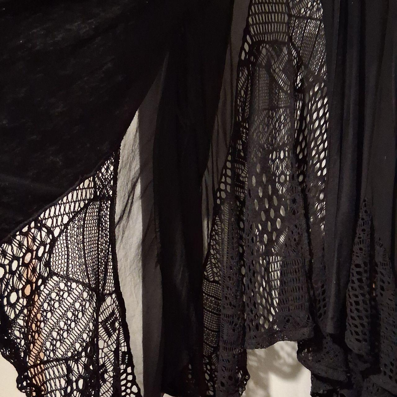 Source Unknown Women's Top - Black - M – Boho Bla… - image 3