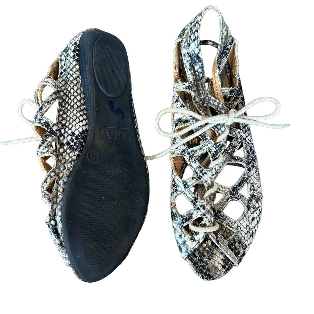 Mia snakeskin sandals online