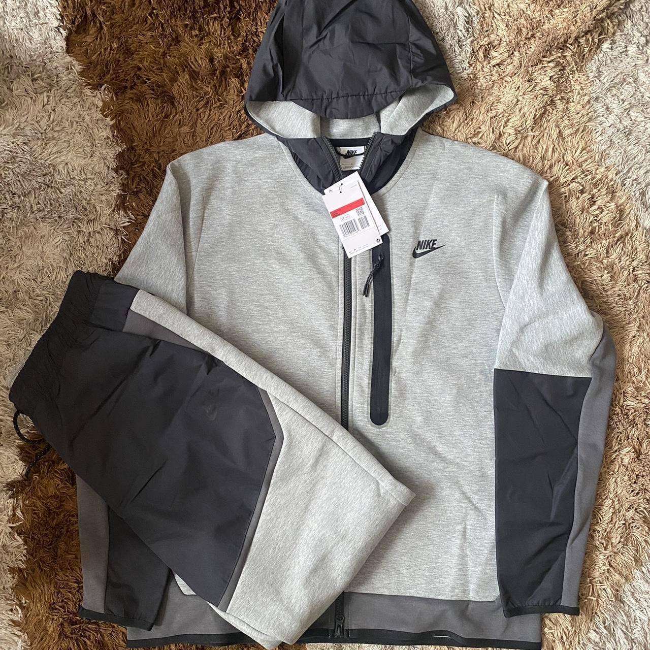 grey camo tech fleece