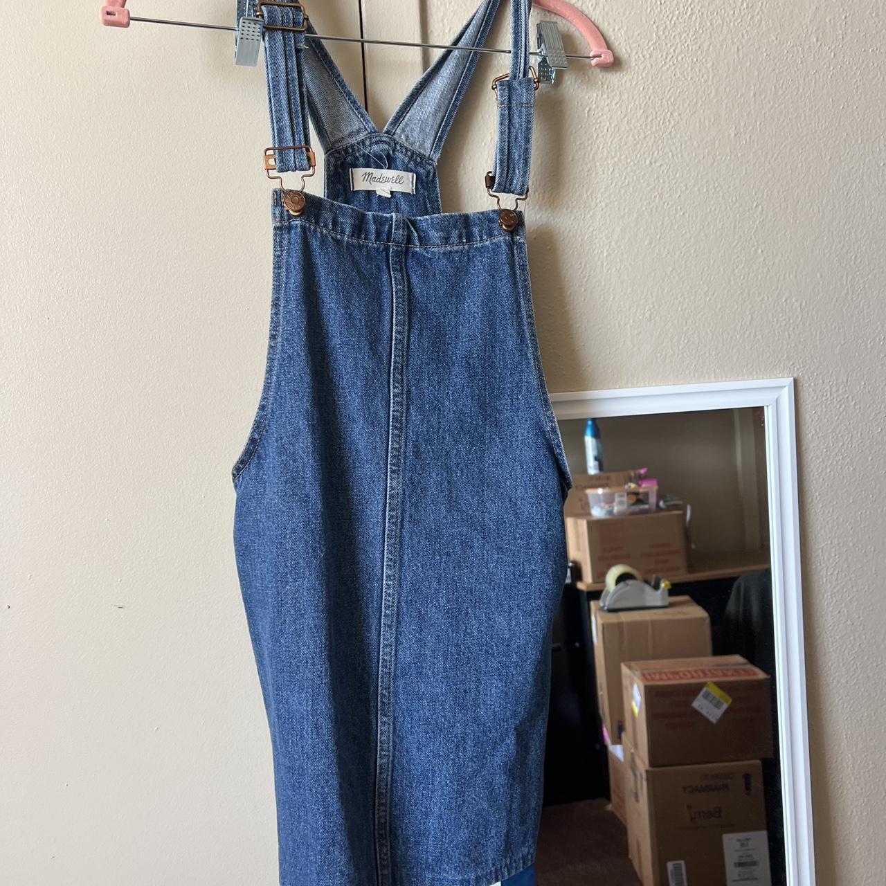 Madewell Women's Blue Dress | Depop