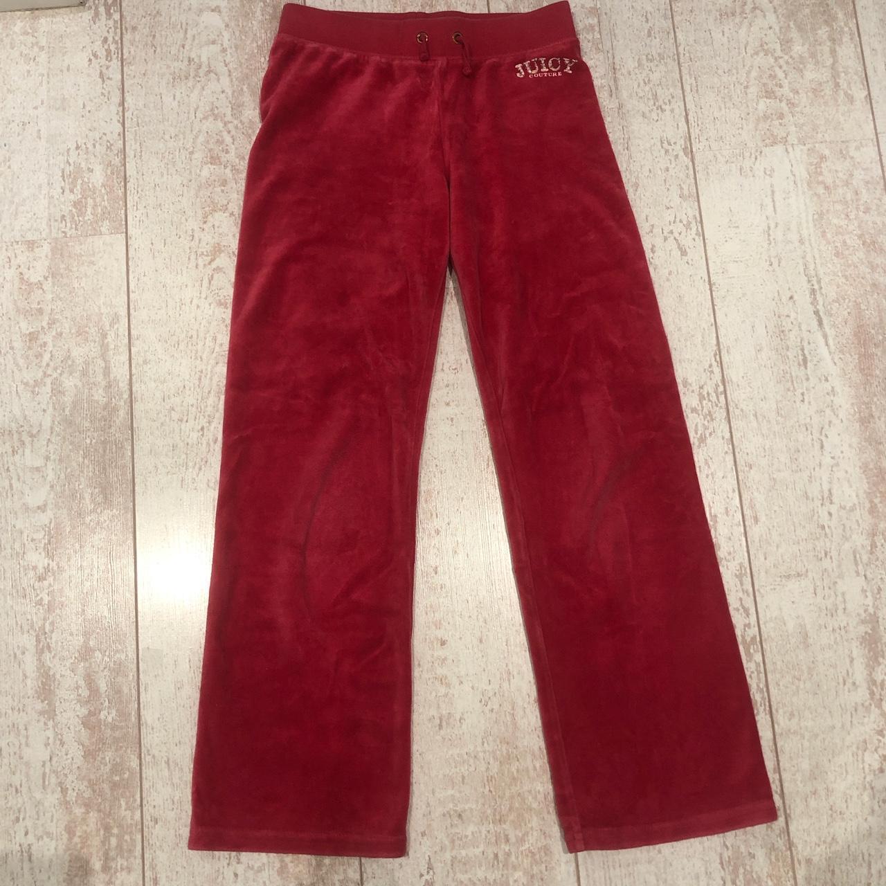 Rare kids stylish red Juicy Couture sweatpants. Low... - Depop