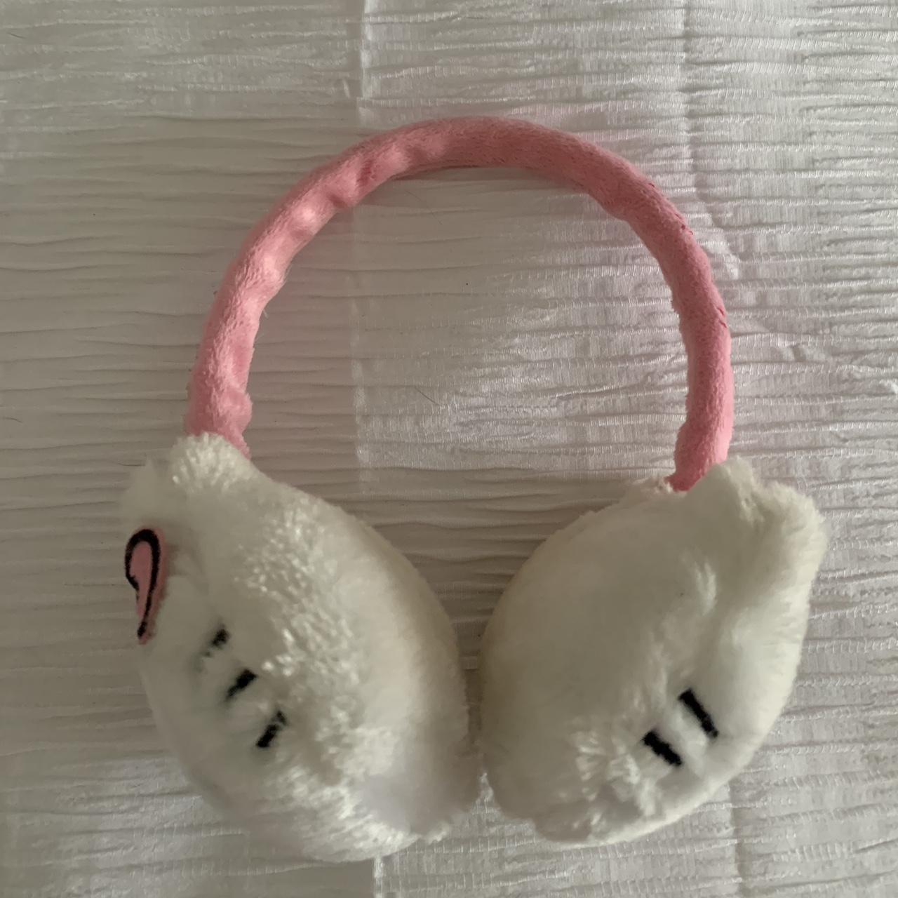 hello kitty earmuffs adjustable Depop