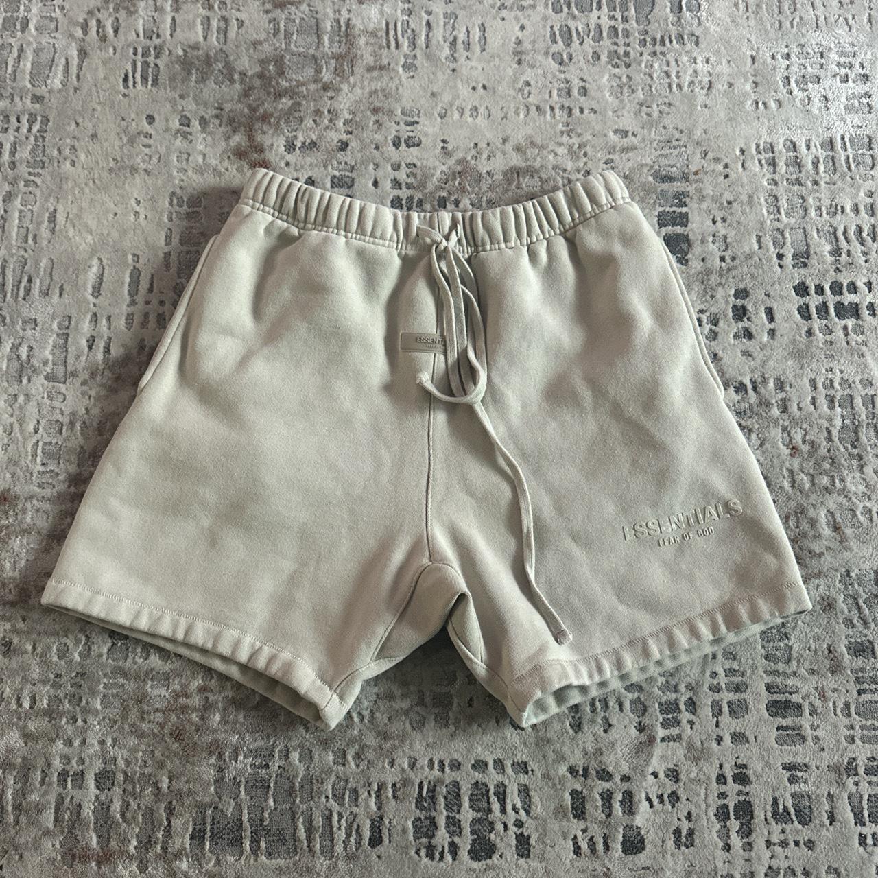 fear of god essentials shorts runs big fits like a... Depop