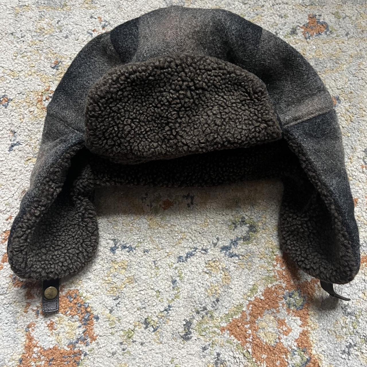 Eddie Bauer Sherpa Gray Trapper Hat eddibauer... Depop