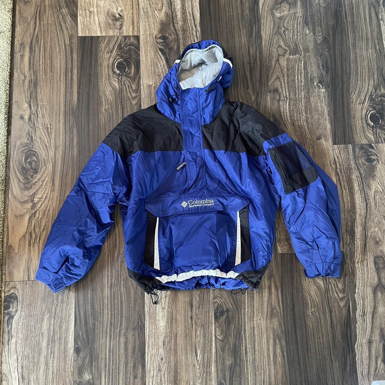 Vintage 2000s Colombia Rain Jacket Cool Colorful | Depop