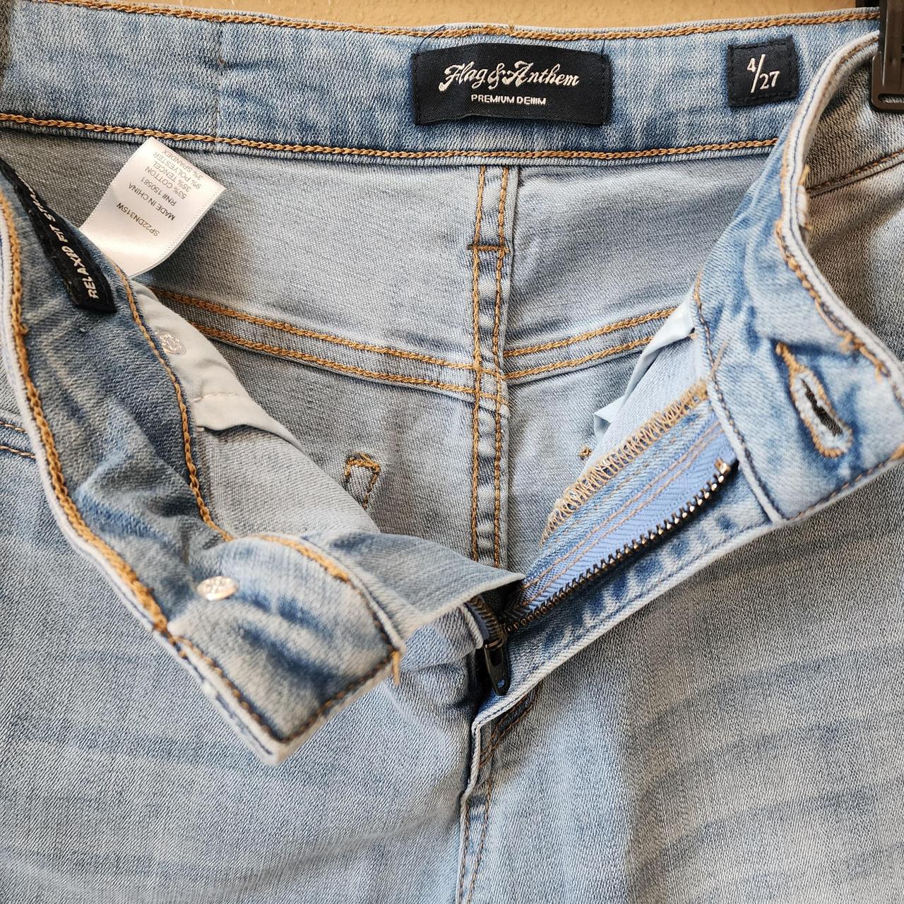 Flag & Anthem Premium Denim Relaxed Fit... Depop