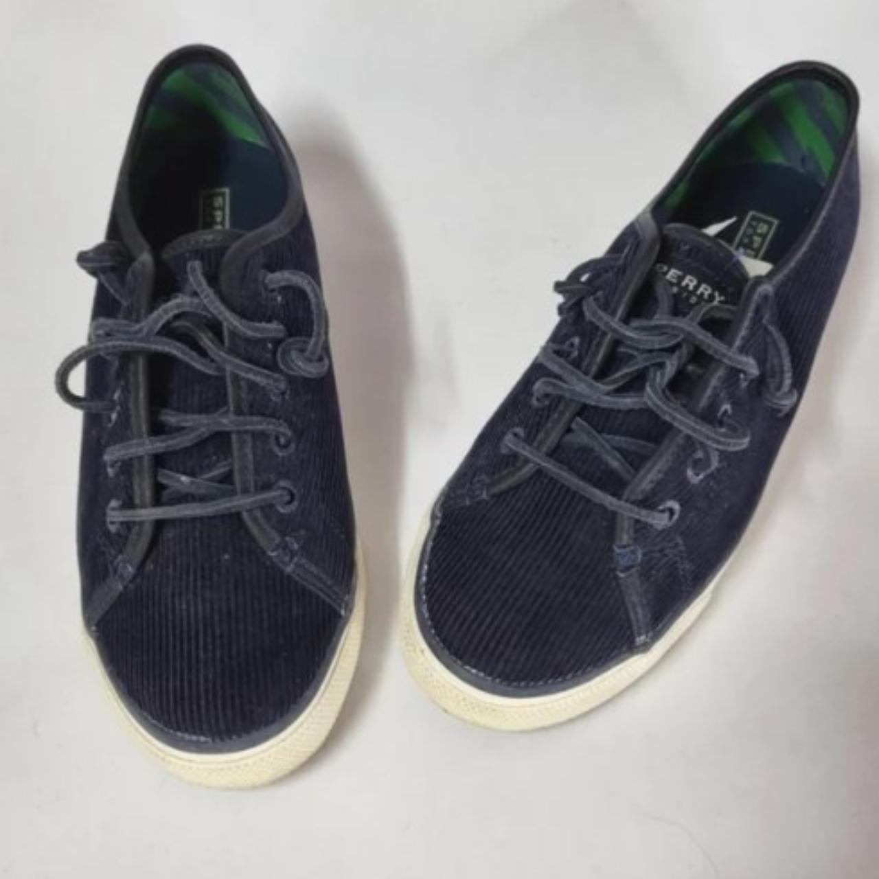 SPERRY Top Sider Seacoast Corduroy Navy 8 SPERRY Top... - Depop