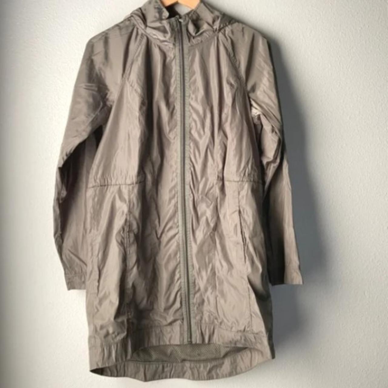 Athletic Works Raincoat Color: Olive Green Women's... - Depop