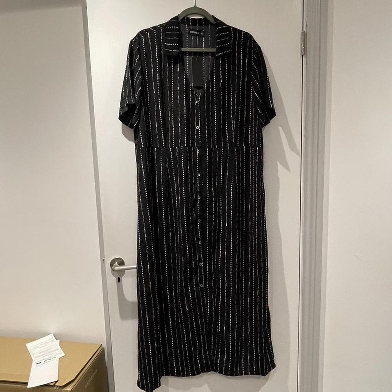 Black shirt best sale dress size 18