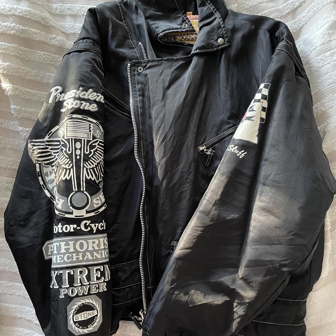 Women's Black and Grey Jacket | Depop