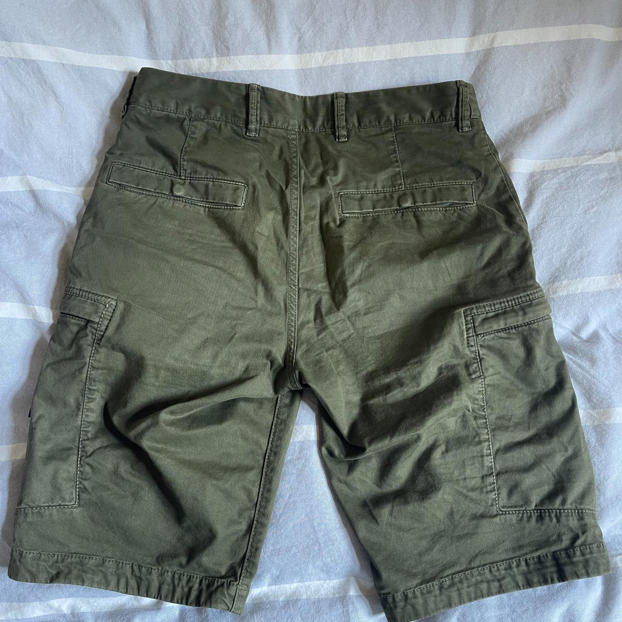 Stone Island Cargo Shorts with zip pockets 28... - Depop