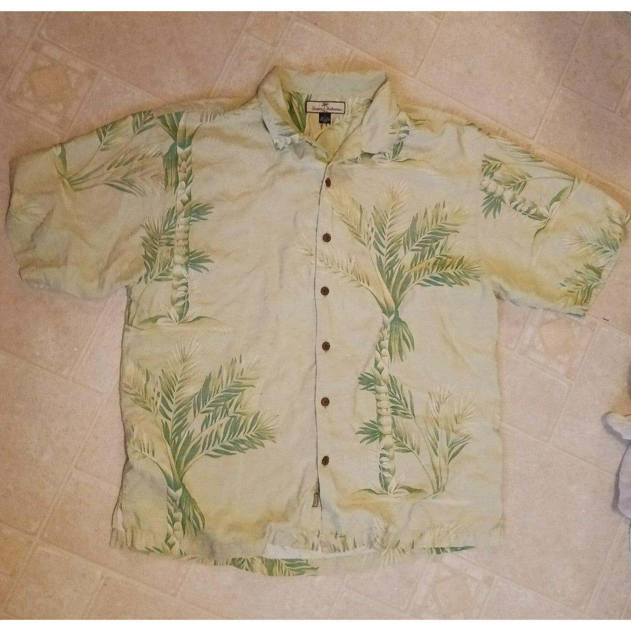 Tommy Bahama Men's Shirt - Green - XL