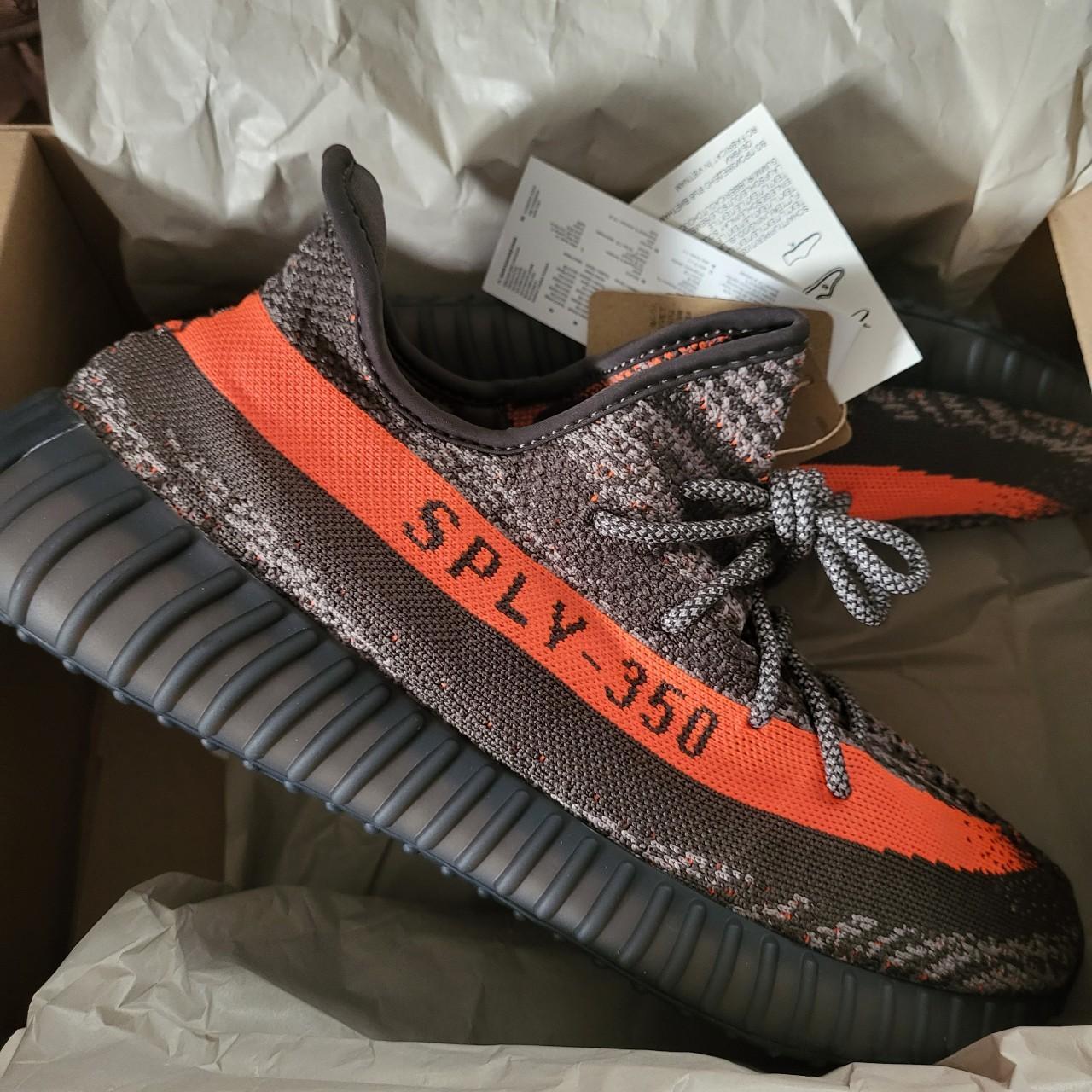 Adidas Yeezy 350 V2 Carbon Beluga in size UK 12.... - Depop