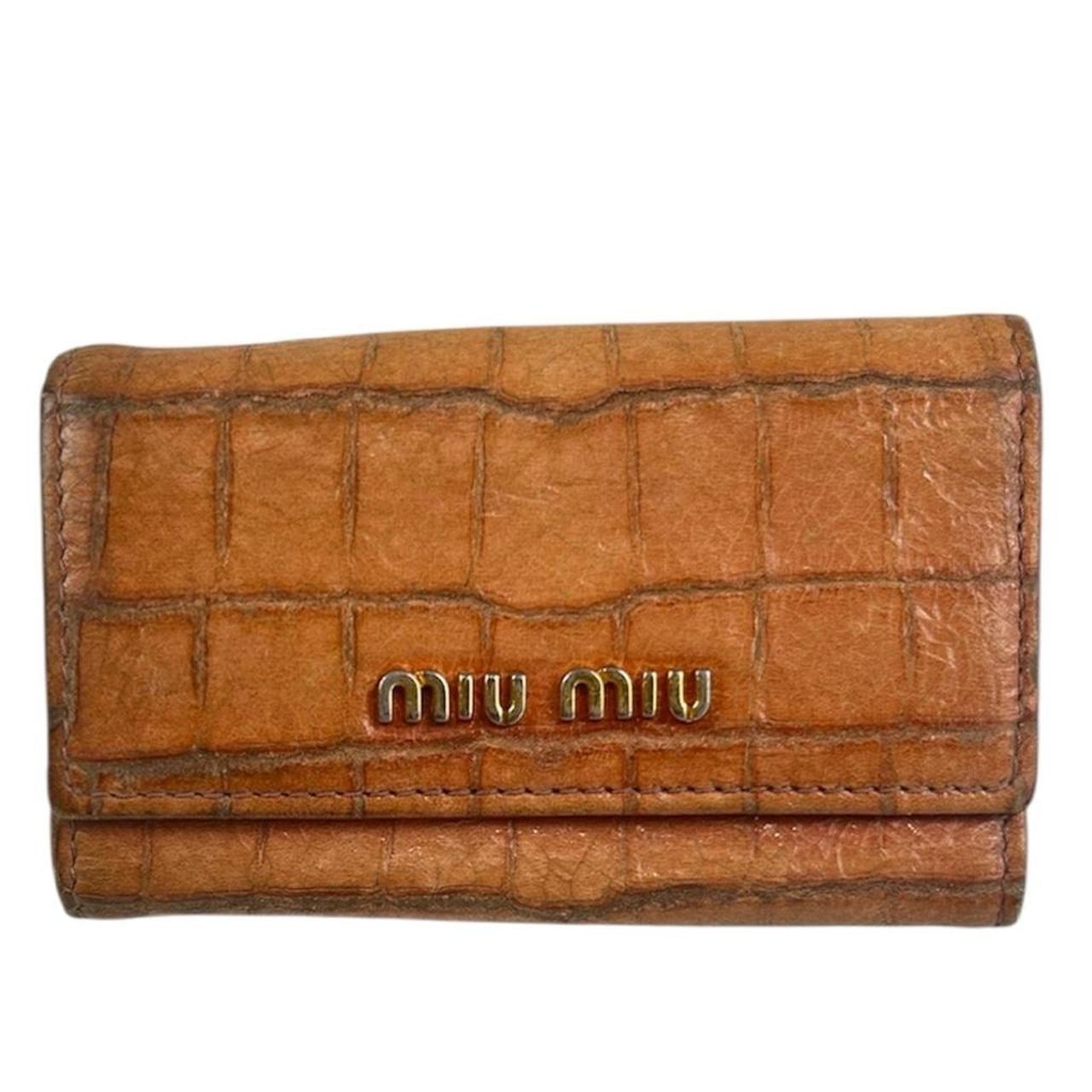 Miu Miu Women's Wallet - Brown – Miu Miu Vintage … - image 1