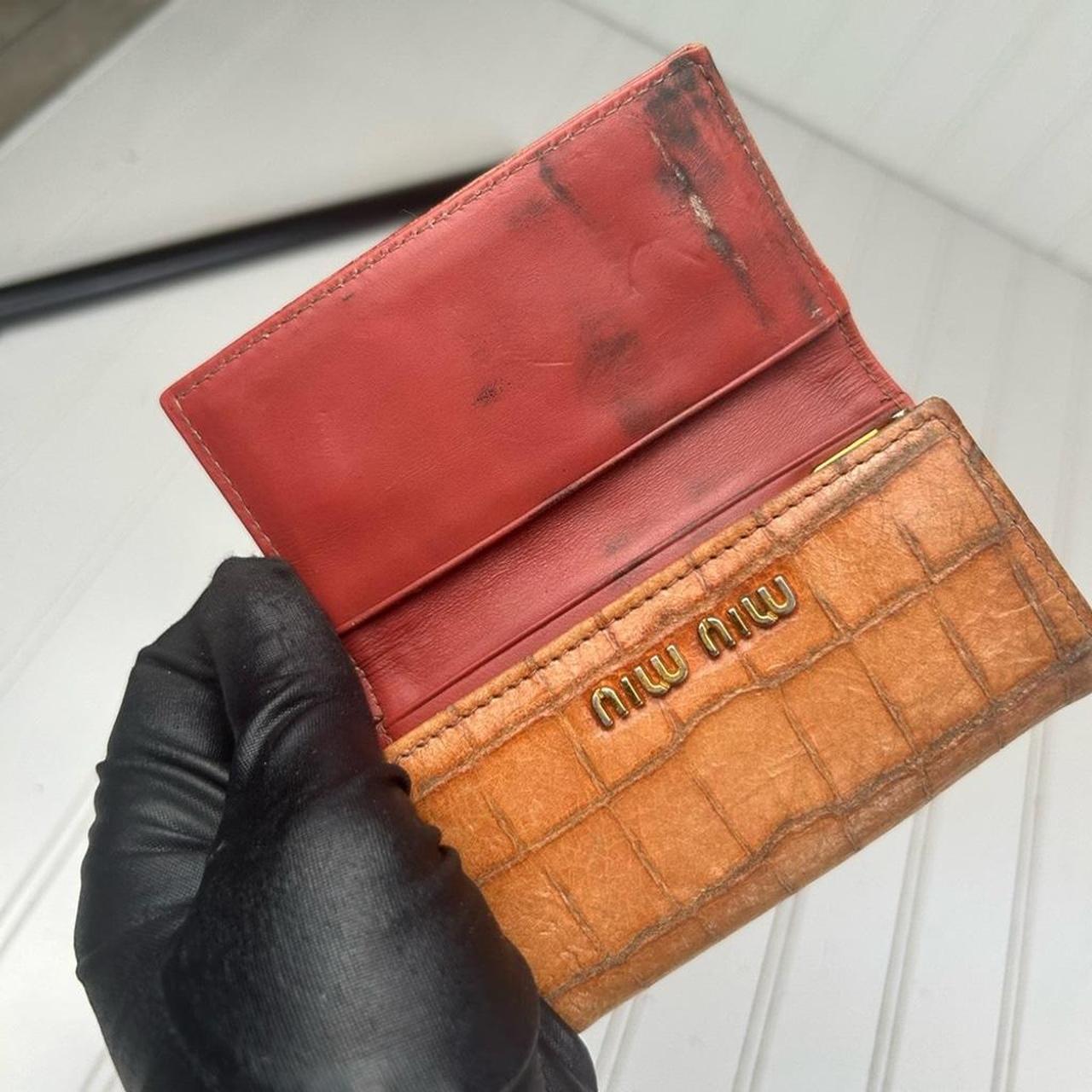 Miu Miu Women's Wallet - Brown – Miu Miu Vintage … - image 7