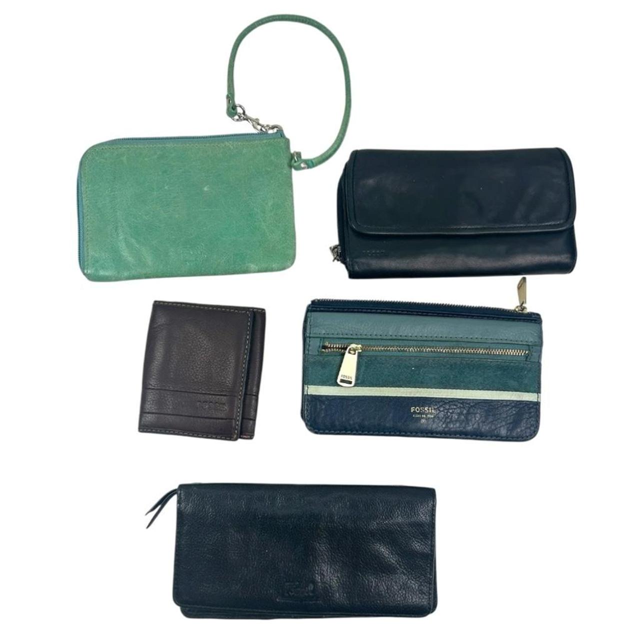 Fossil Women's Wallet - Green/Black – Fossil Vint… - image 1