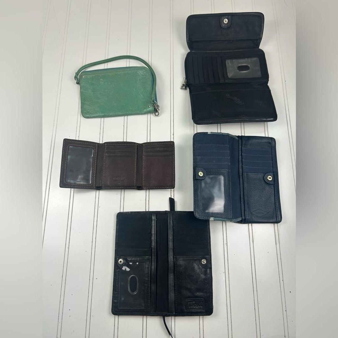 Fossil Women's Wallet - Green/Black – Fossil Vint… - image 4