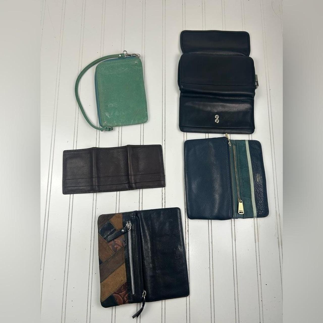 Fossil Women's Wallet - Green/Black – Fossil Vint… - image 5