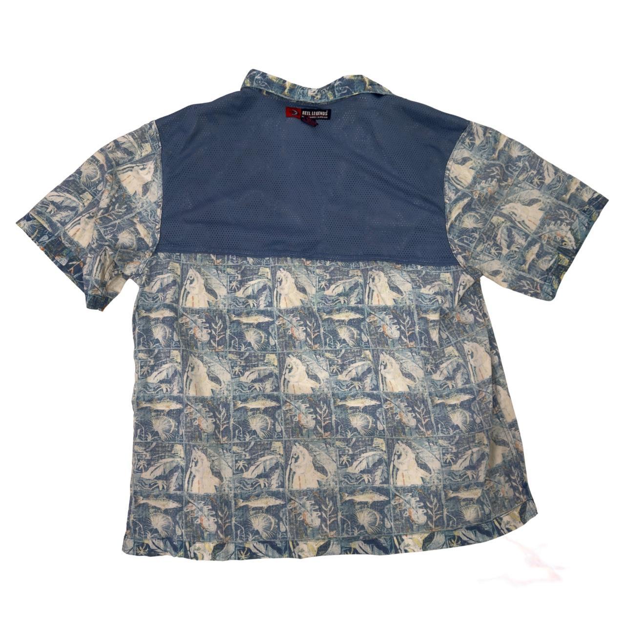 Dad’s fishing shirt, brand: Reel Legends, size: XL, 23”
