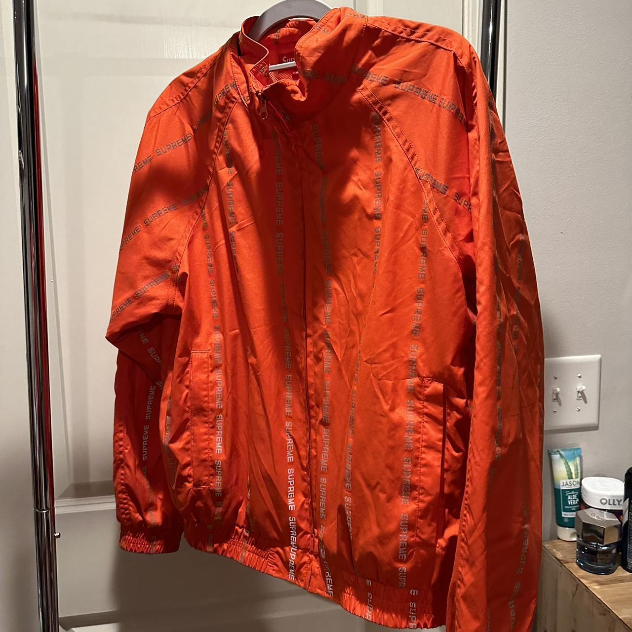 SUPREME Reflective Text Track Jacket - Fall/Winter...