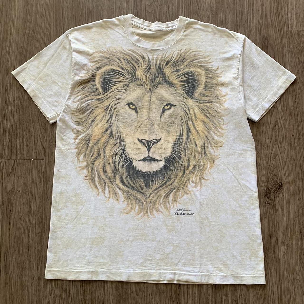 1994 Liquid Blue African Lion cheapest T-Shirt