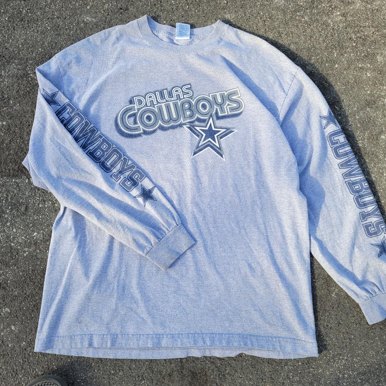 VINTAGE REWORKED/NFL Dallas Cowboys Cropped Fleece - Depop