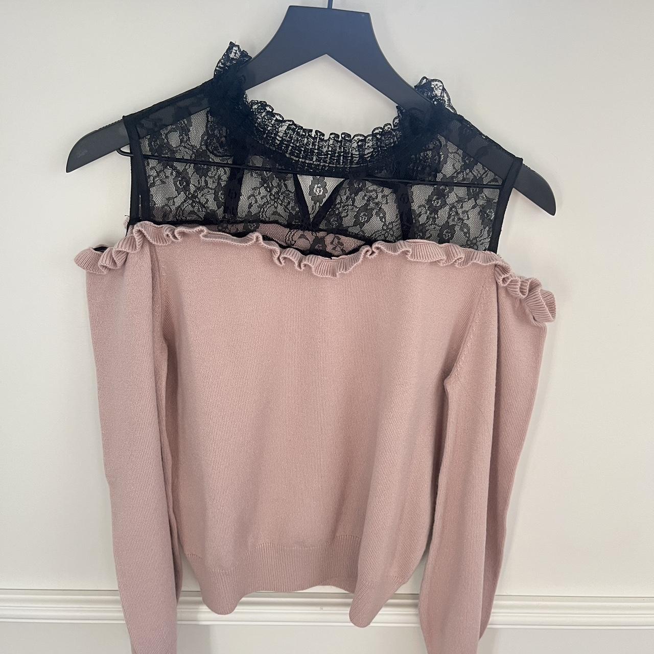 Worn once! Missguided Crochet Lace Co-Ord blazer and - Depop