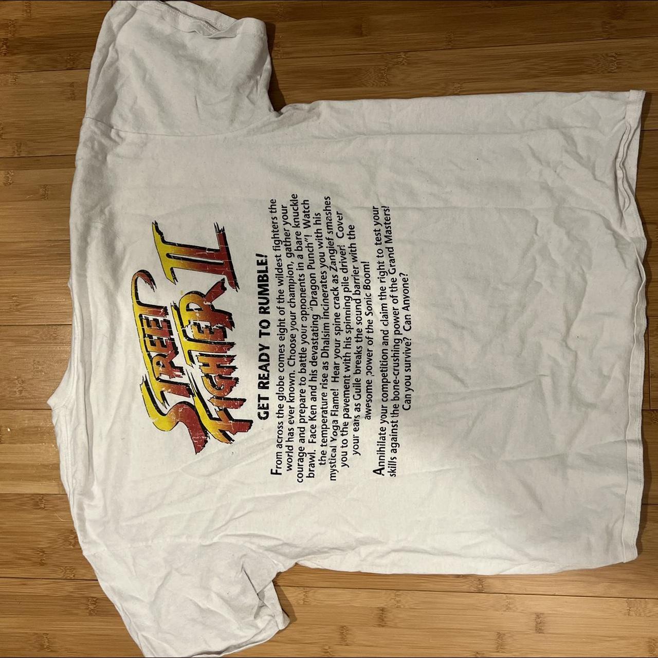 Vintage streetwear street fighter graphic tee from - Depop