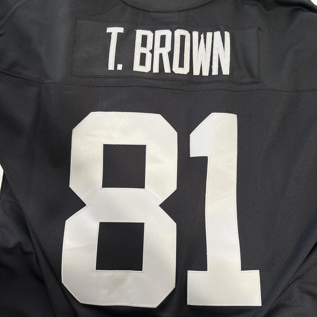 Mitchell Ness Men's Top Black XXL – RAIDERS TIM BROWN
