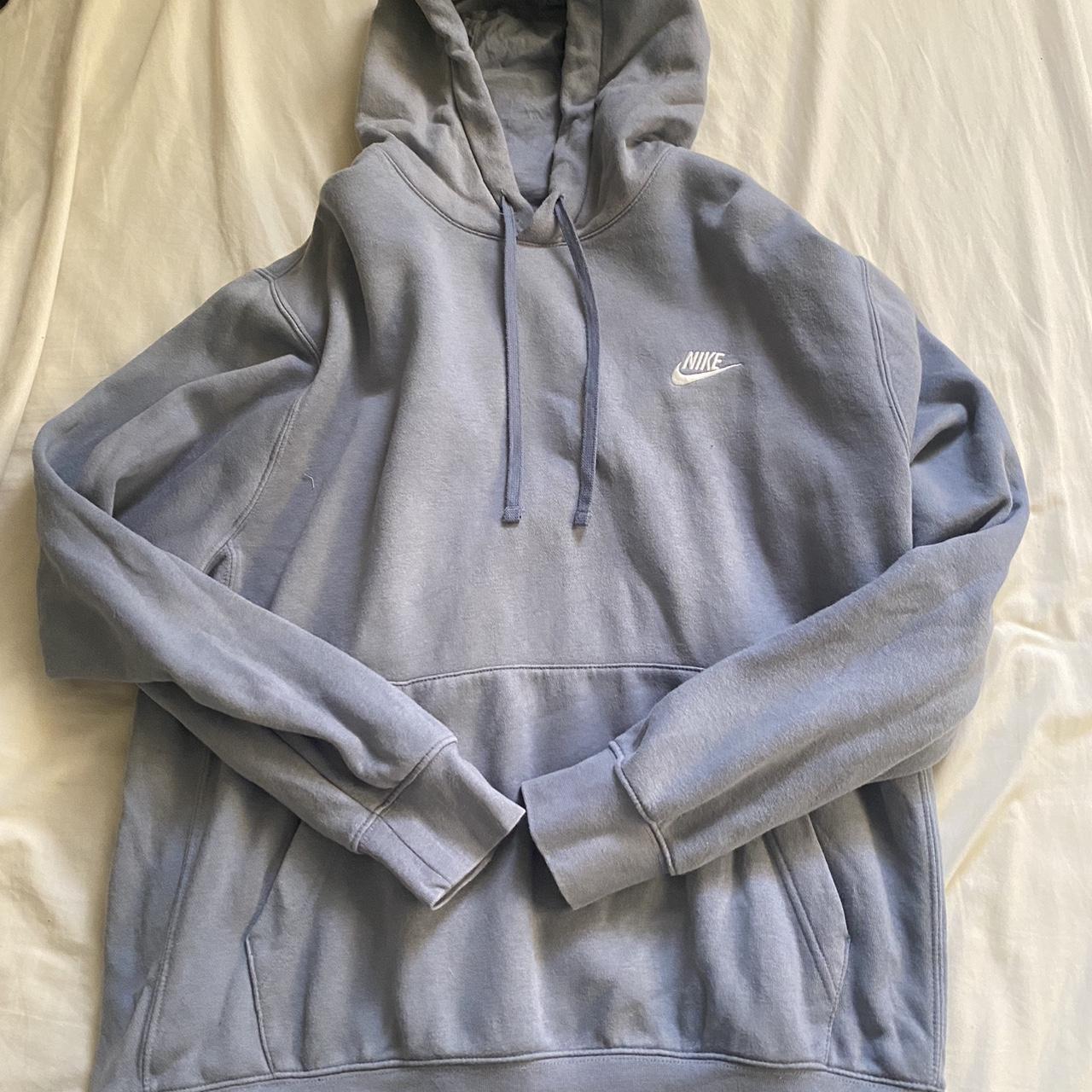 nike light blue mens hoodie