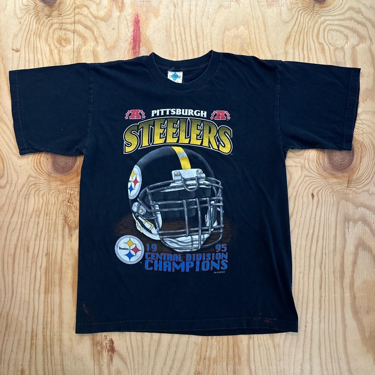 Vintage 00's NFL Pittsburgh Steelers Custom Cropped - Depop