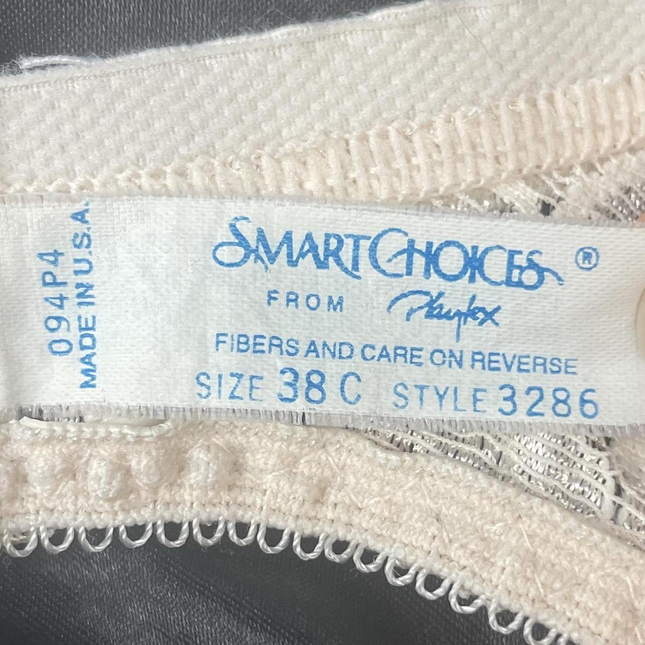 Vintage Lace Bra Cream Smart Choices by Playtex Two - Depop