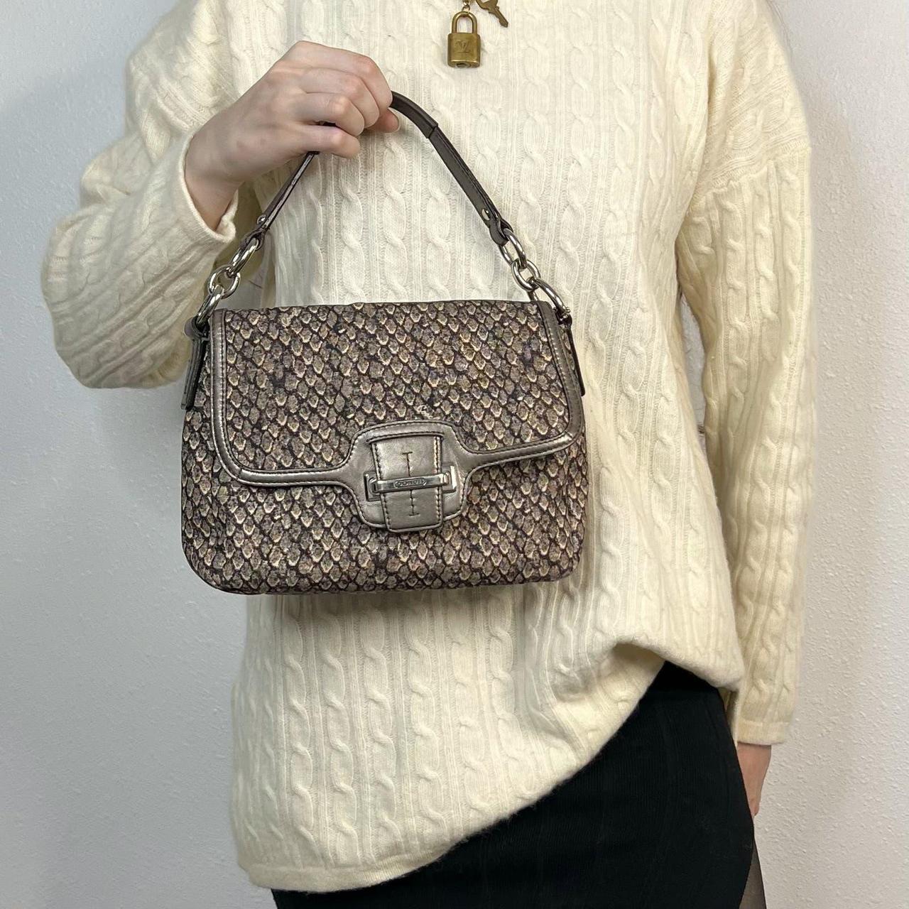 Coach best sale snakeskin purse