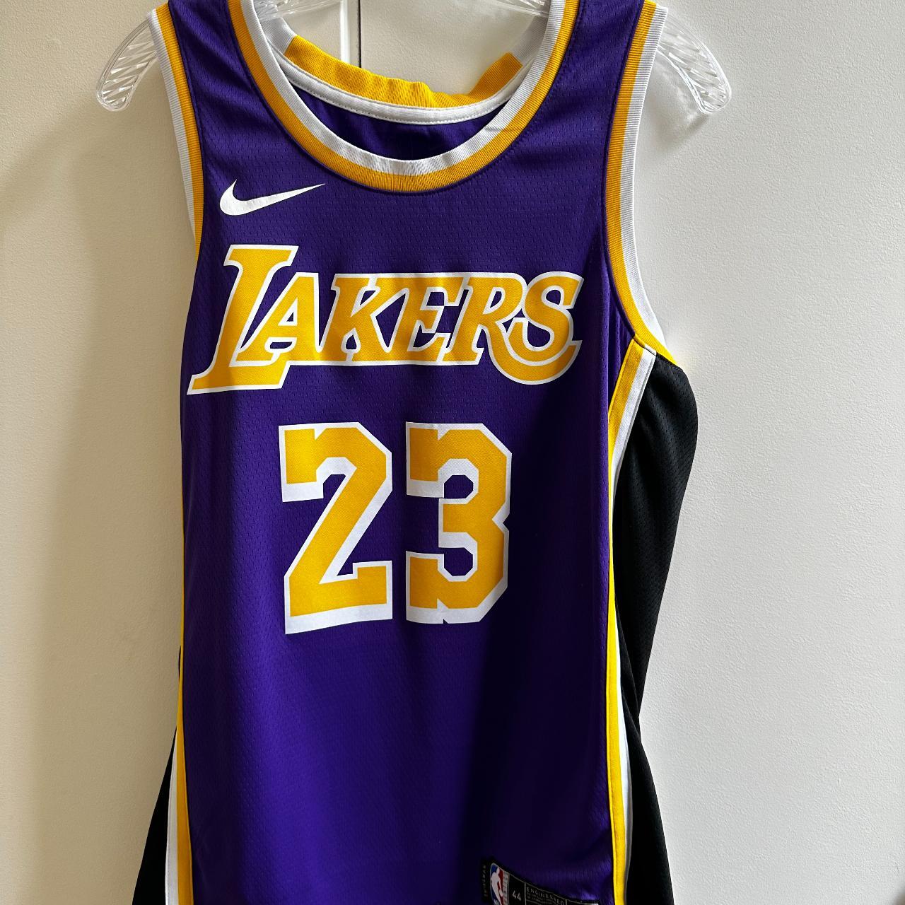 LeBron James #23 Lakers Nike T-Shirt Jersey Size: - Depop