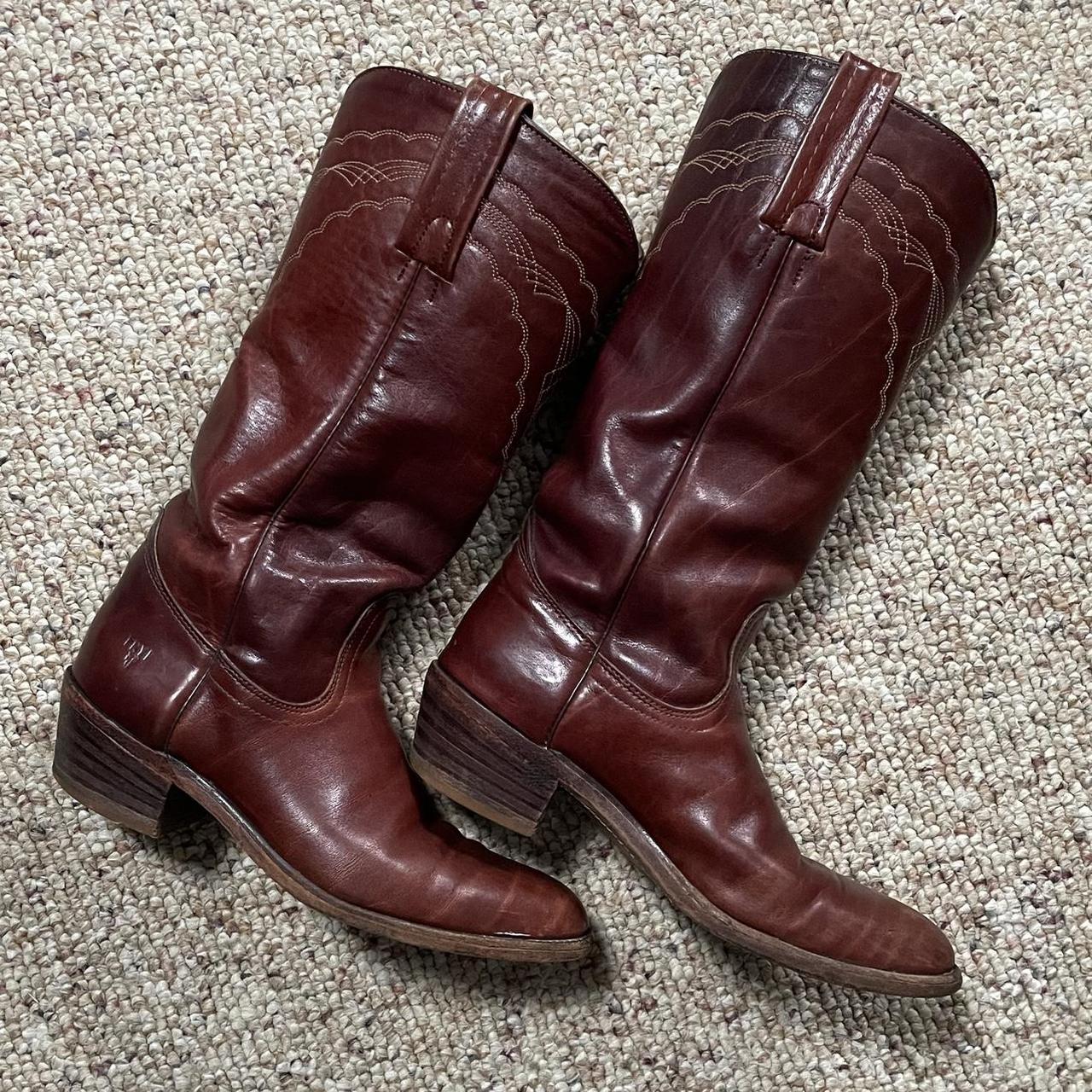 frye western booties