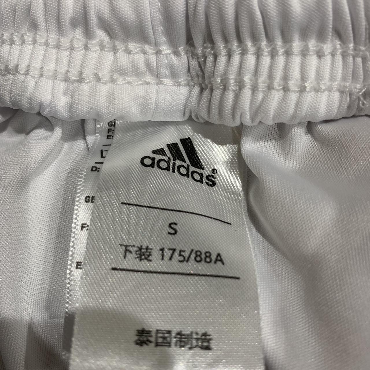 Real Madrid Adidas Soccer Shorts White Size Small... Depop