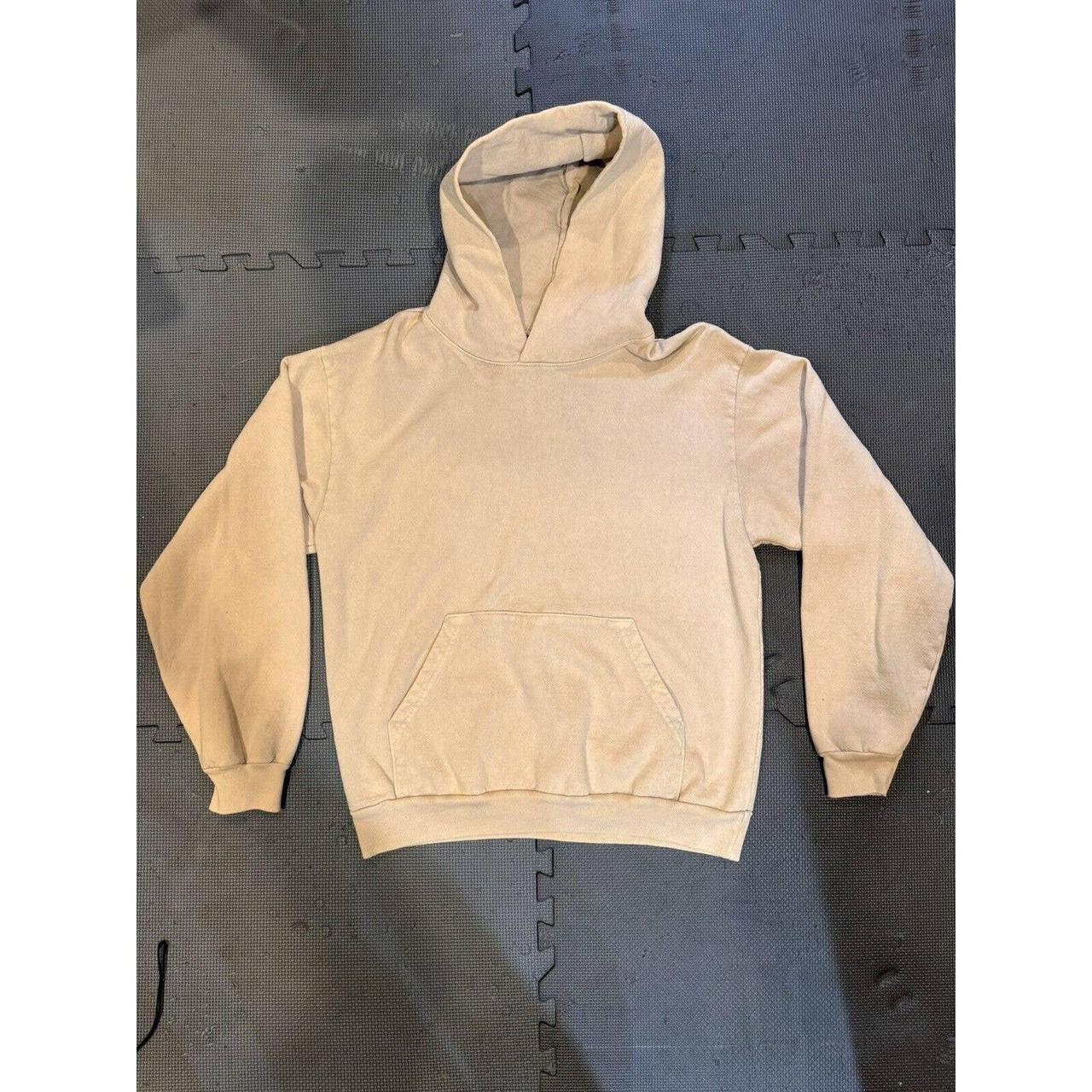 Los Angeles Apparel 14OZ Heavy Cotton Fleece Beige... - Depop